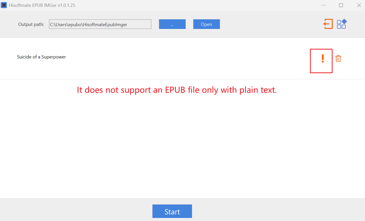 epub imger failed