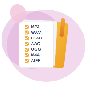 supported audio formats